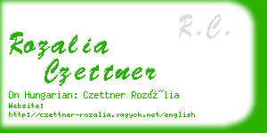 rozalia czettner business card